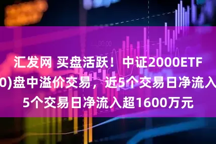 汇发网 买盘活跃！中证2000ETF华夏(562660)盘中溢价交易，近5个交易日净流入超1600万元