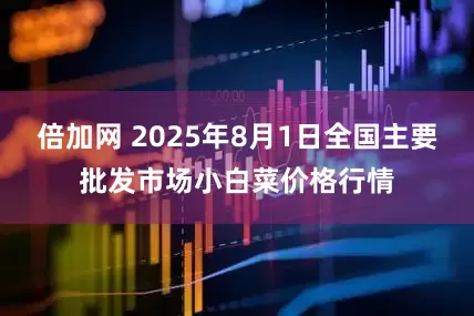 倍加网 2025年8月1日全国主要批发市场小白菜价格行情