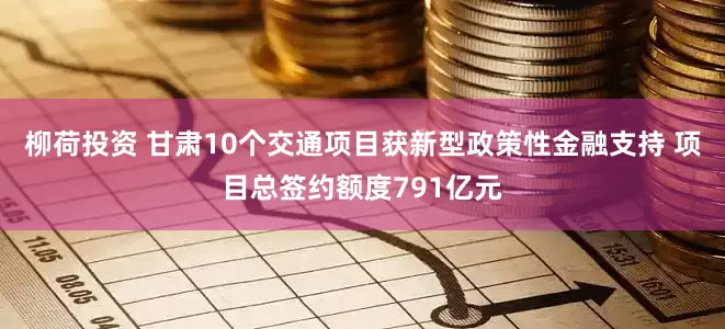 柳荷投资 甘肃10个交通项目获新型政策性金融支持 项目总签约额度791亿元